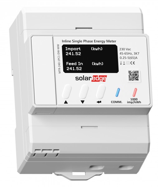 SolarEdge Home Inline Meter met SolarEdge Home Network - 1-fase 230/400V, 65A, alleen voor residentiële toepassingen