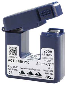 250A Split-Core Current Transformer, for 50/60Hz