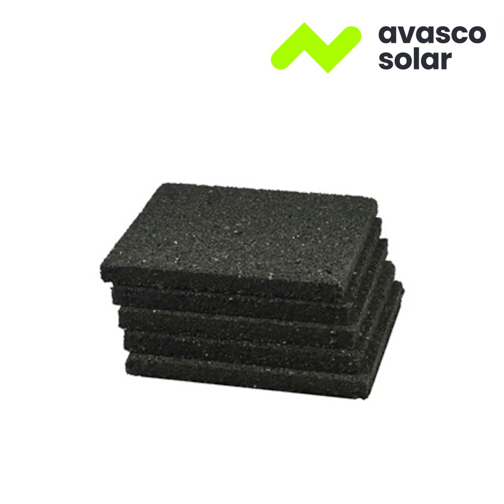 Avasco betonvoet rubbers ALU