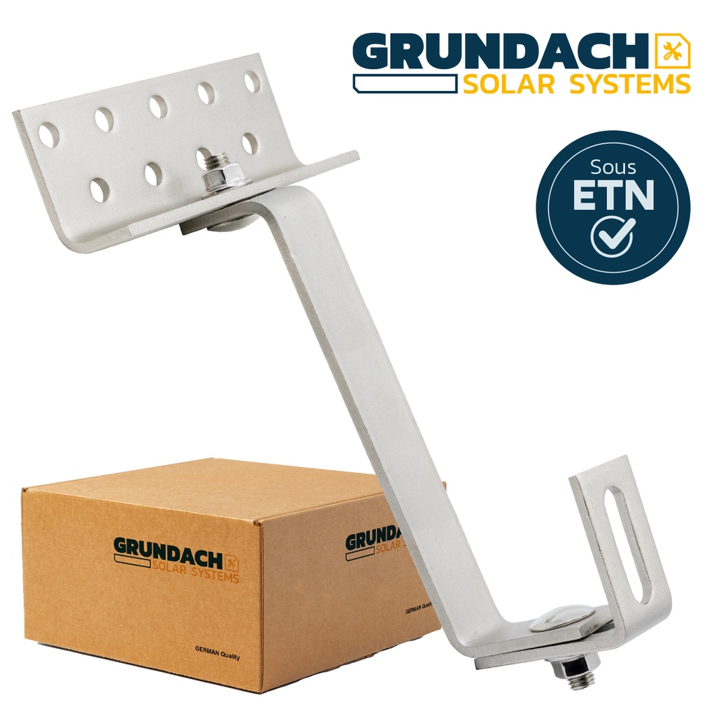 Crochet tuile plate à double réglage