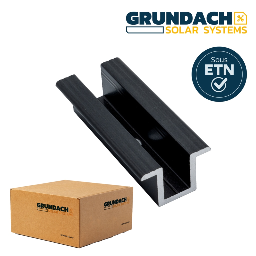Tussenklem zwart (Oud model)