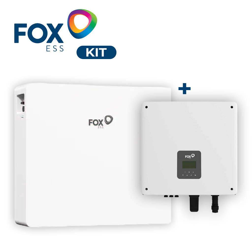 FOX ESS - Kit 4.6 Kva Mono + EP12 (12 kWh)