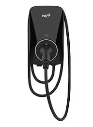 FOX ESS - Borne de recharge - Triphasé - 11 kW avec câble de 6m (black) 