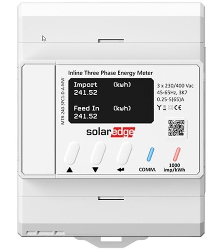[IT00343] SolarEdge Home Inline Meter with SolarEdge Home Network - 1PH/3PH 230/400V, 65A, for residential applications only * / **