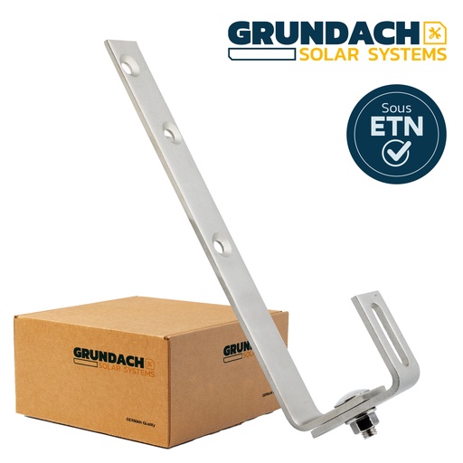 [IT00683] Crochet Ardoise plat réglable - L: 260mm