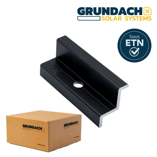[IT00691] Eindklem zwart 30mm
