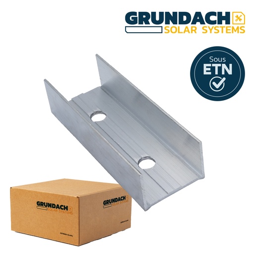 [IT00705] Jonction de rail 40x40 - Alu