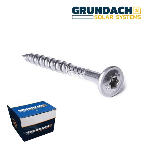 [IT00726] HOUTSCHROEF M6X80 A2 PLATTE KOP TX25