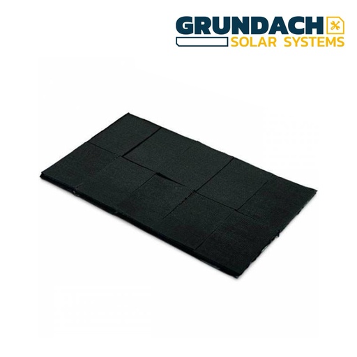 [IT00727] EPDM 50x35mm Montagesysteem op trapeziumplaat / stalen bak