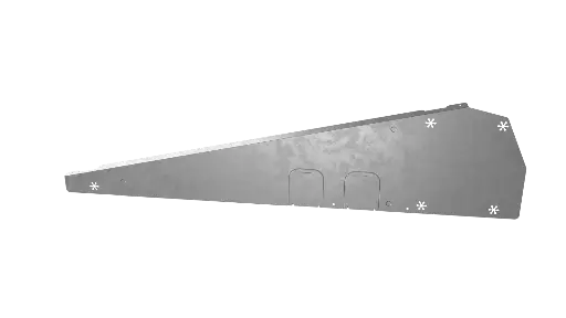 [IT05246] ESDEC - Déflecteur de vent droit FlatFix Fusion (Profilé de base 1030mm - 11077mm)