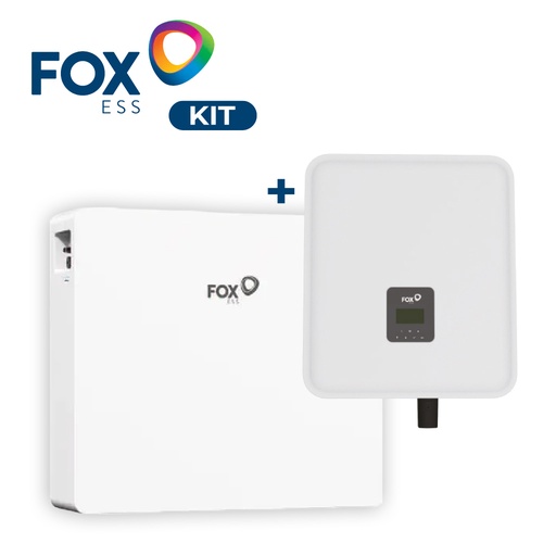 [IT05571] FOX ESS - Kit 10.00 kVa Triphasé + EP12 (12 kWh)